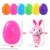 FunsLane 24pcs Easter Eggs Filled with Finger Puppets for Toddlers 2.36 Inches Bright Colorful Plastic Easter Eggs for Kids Pinata Toys Party Game Prizes Goodie Bag Fillers Finger Puppets B07N1MHGTG